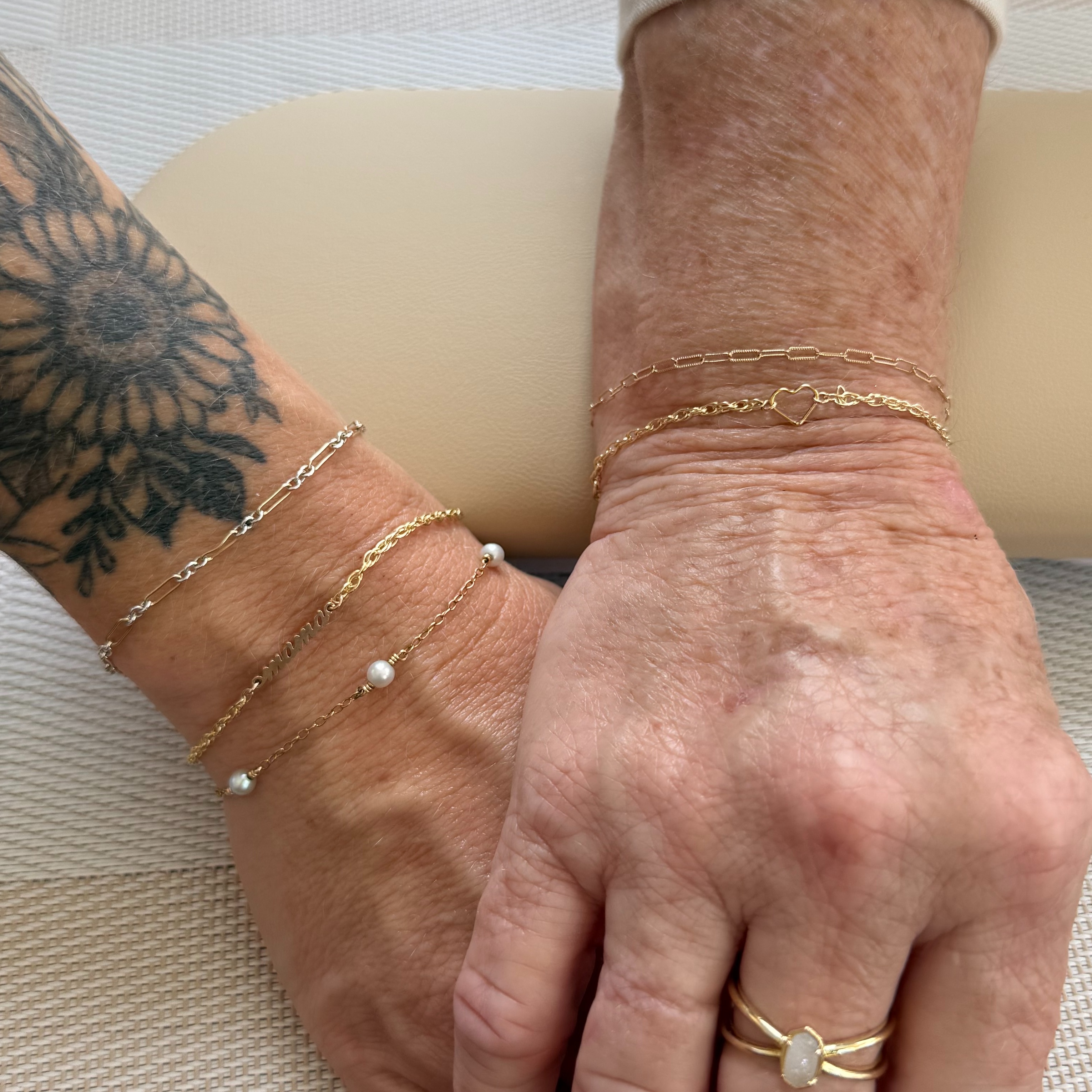 Gold Permanent Bracelet at Bondé in Mebane, NC