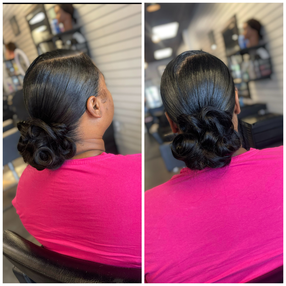 Wedding Hair (Bride) at Meili by J in Wilmington, NC