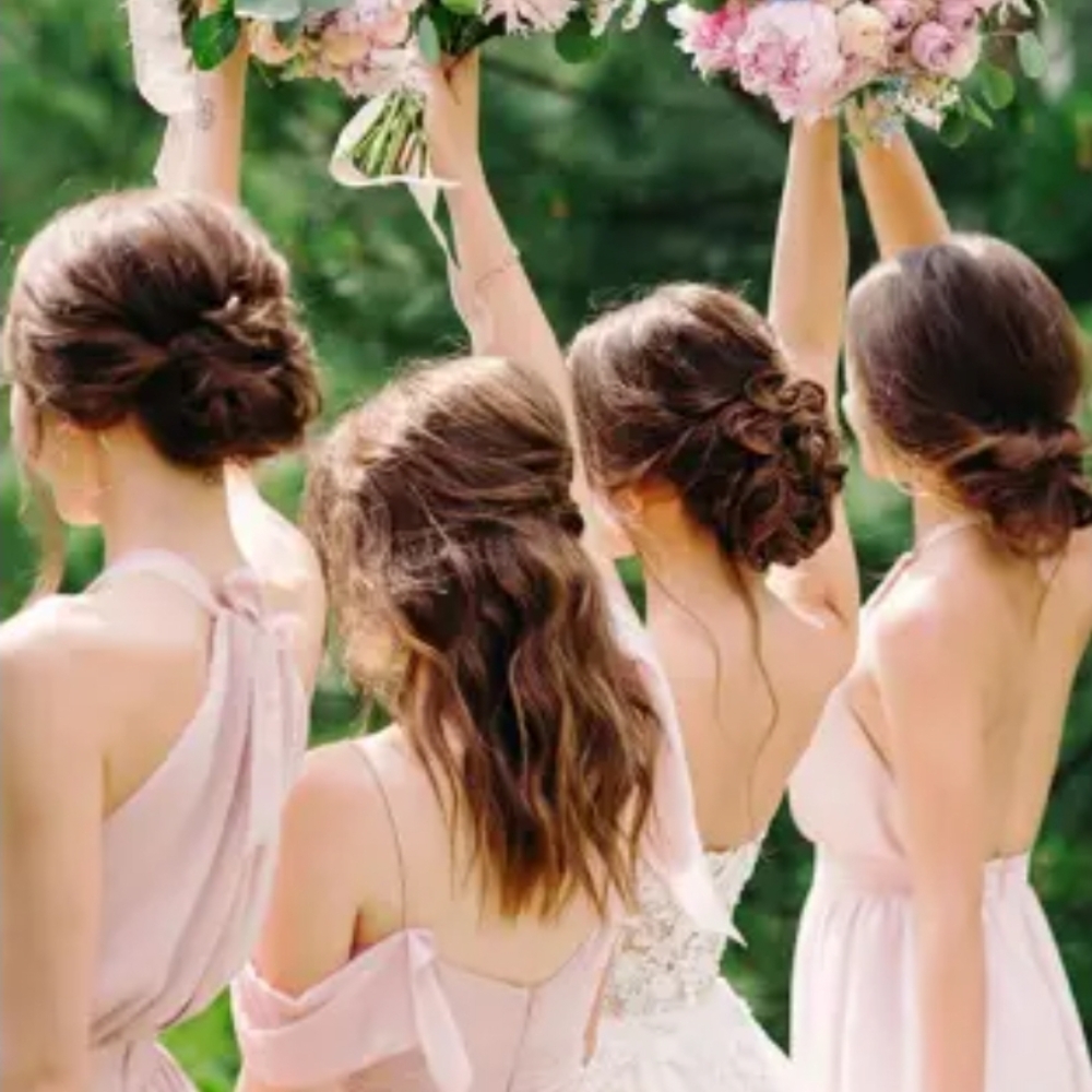 Bridesmaid Wedding Day Hair at Rustic Roots Spa And Salon in Columbia Falls, MT