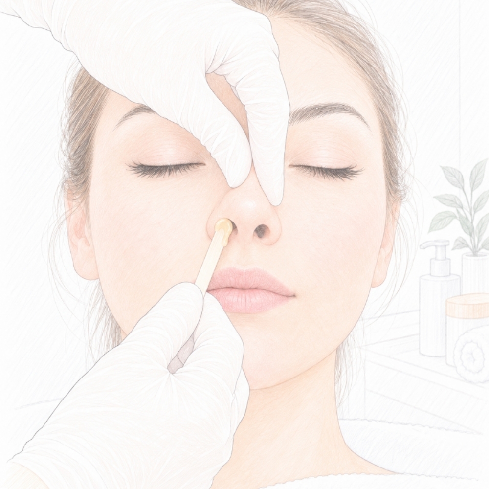 Nasal waxing at Skin Reboot Spa Clinic in Cary, NC