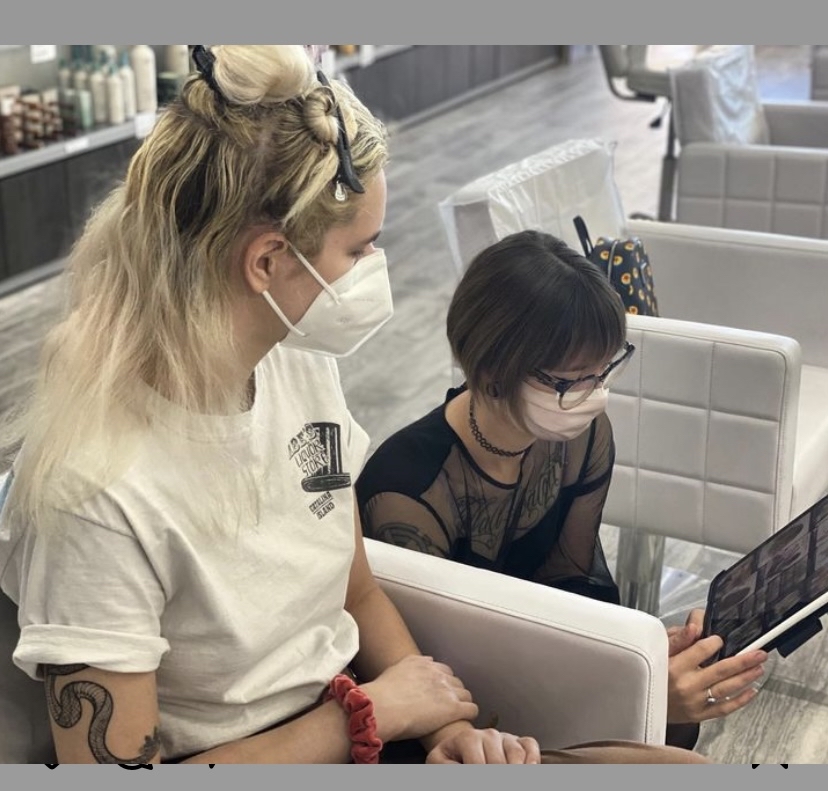 Consultation at The Moth and Mushroom Salon in Burnsville, NC