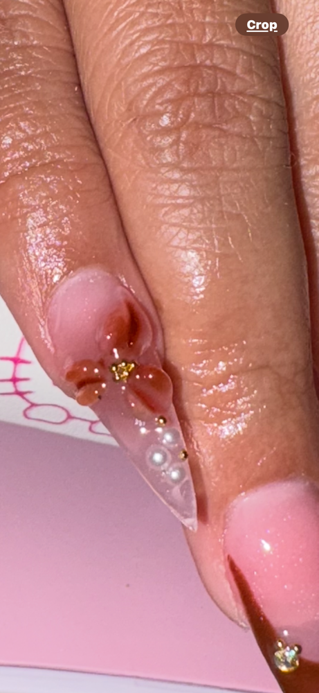 (Add-on)3D Flower (2 Fingers) at La Ruche Nails in Bolton, NC
