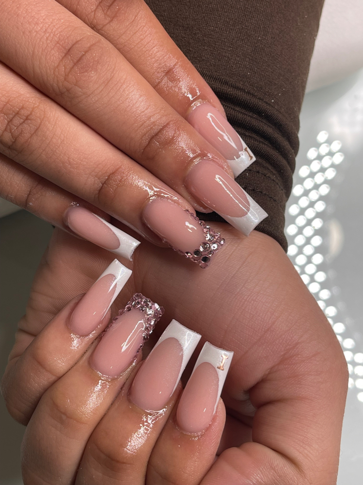 Medium Acrylics W Rhinestones/charm