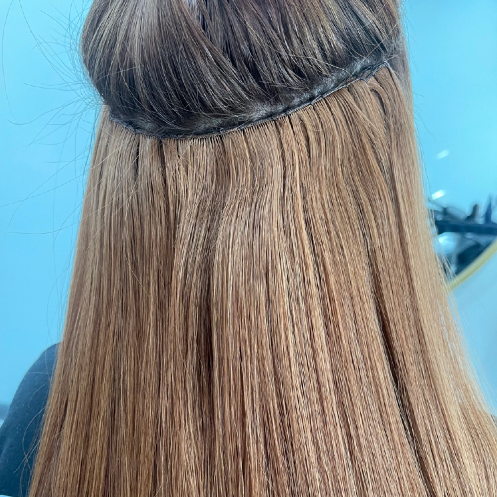 Weft Extension Installation at Dianna at The Beauty Cove Studio Salon in Camarillo, CA