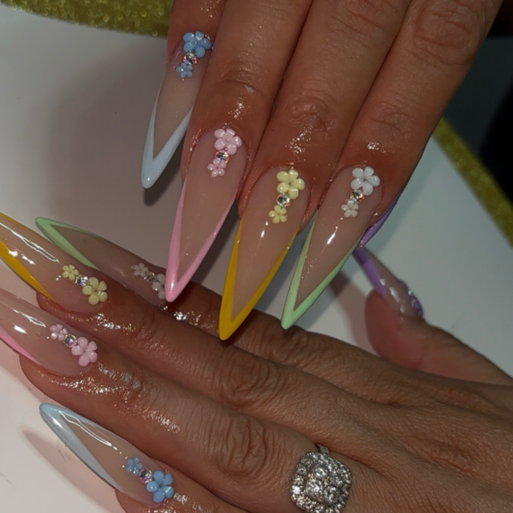 Sesonal Nailset at A lil boujee nail boutique & spa in Harlingen, TX