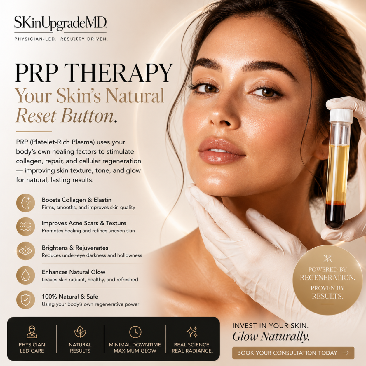 PRP + Microneedling therapy at SkinUpgradeMD in Charlotte, NC
