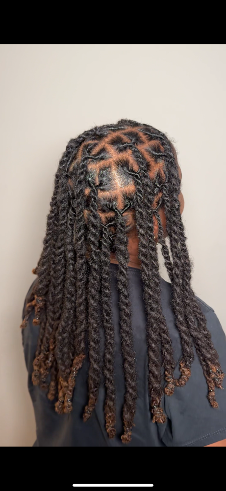Loc Retwist + Style