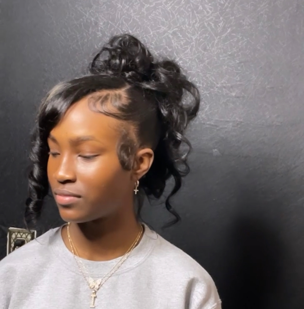 up do ponytail
