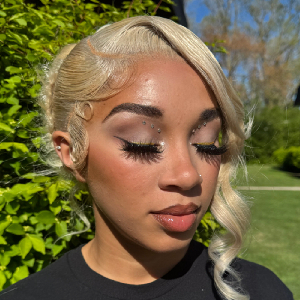 Full Glam at Danae Esthetics in Center Line, MI