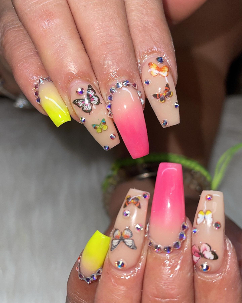 Freestyle Fullset at Katie’s Nailz in Fayetteville, NC
