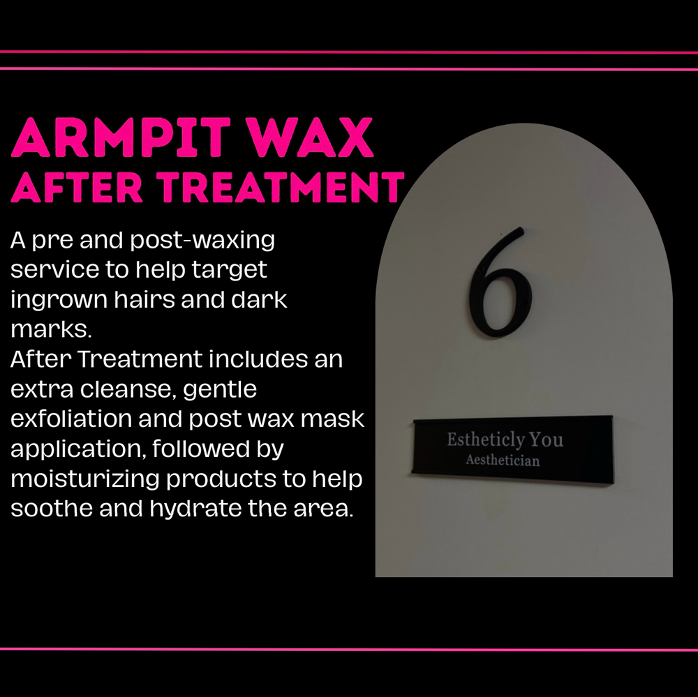Armpit Wax After Treatment