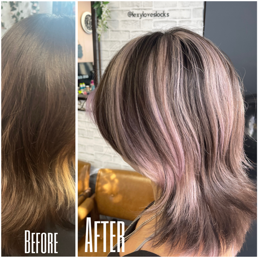 Partial Custom Color Combo at LexyLovesLocks in Big Spring, TX