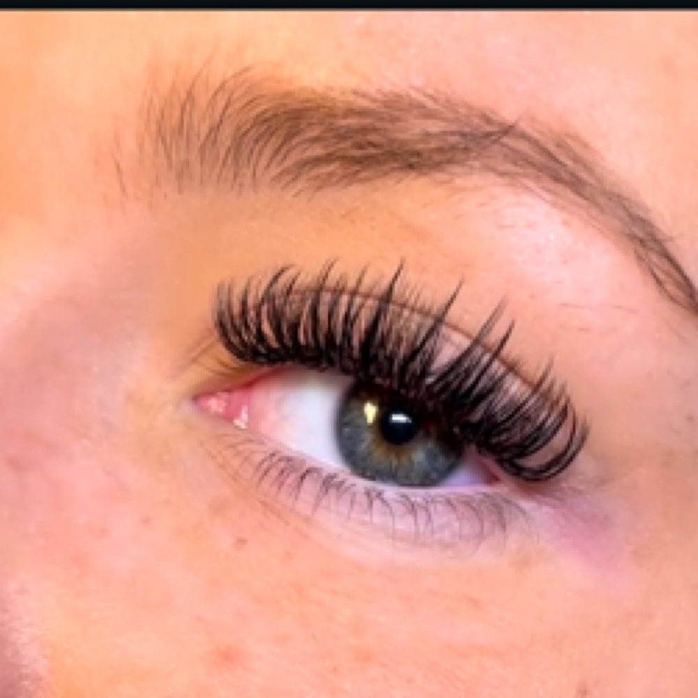 Volume lash fill in at Summer’s Hair + Lash Studio in Jasper, AL