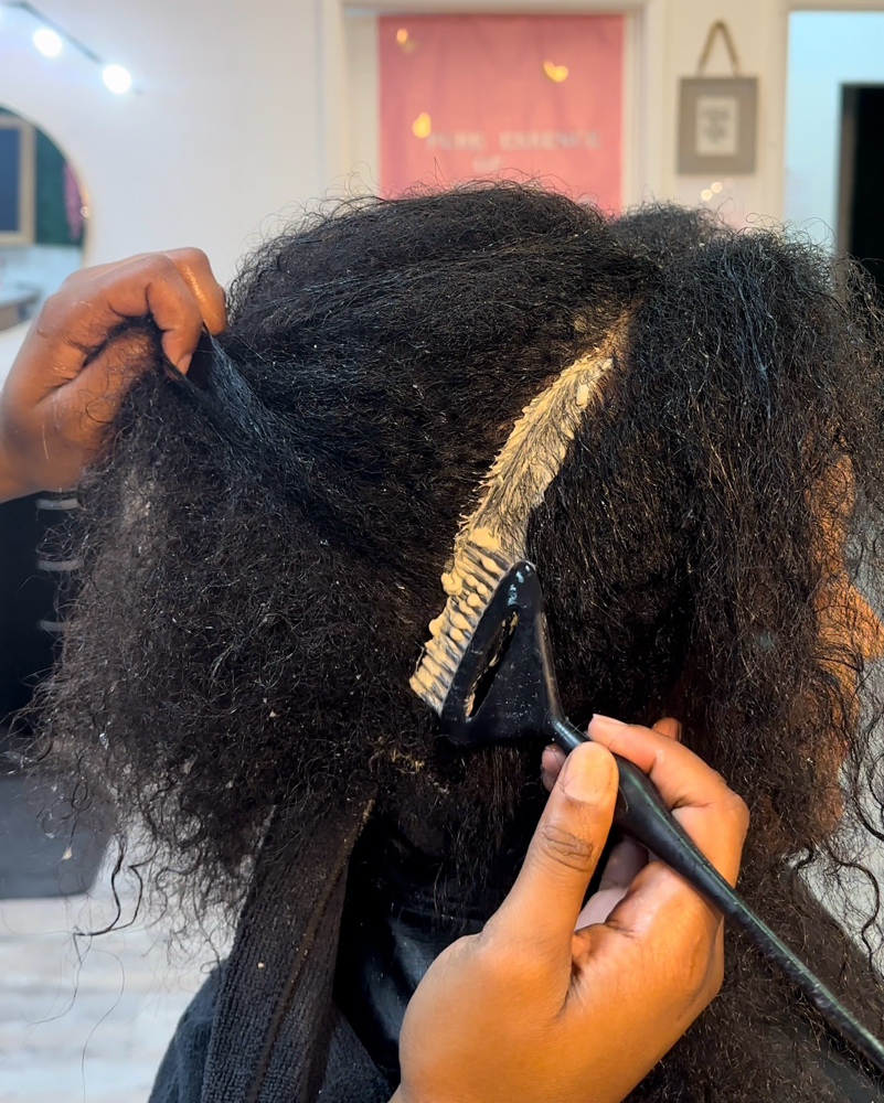 Silk Press + Scalp Detox