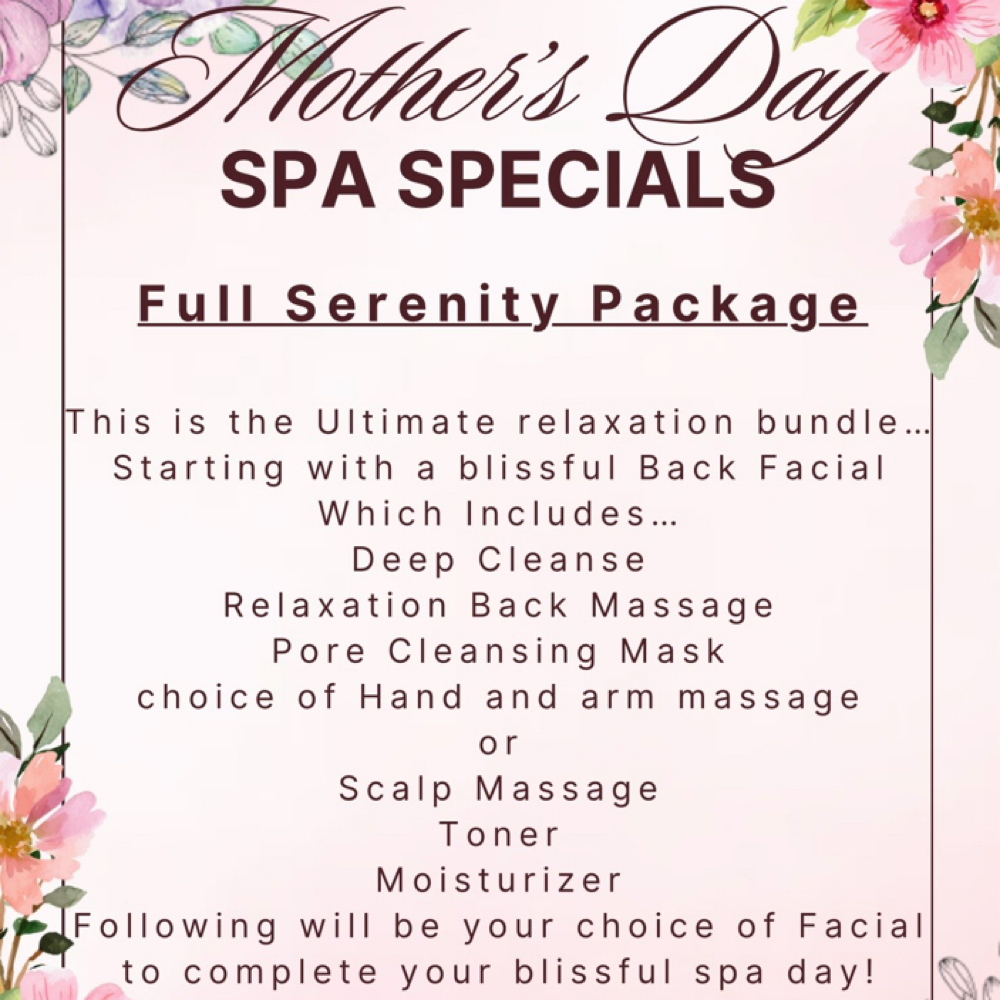 Full Serenity Package at Natalie Lykins in Minford, OH