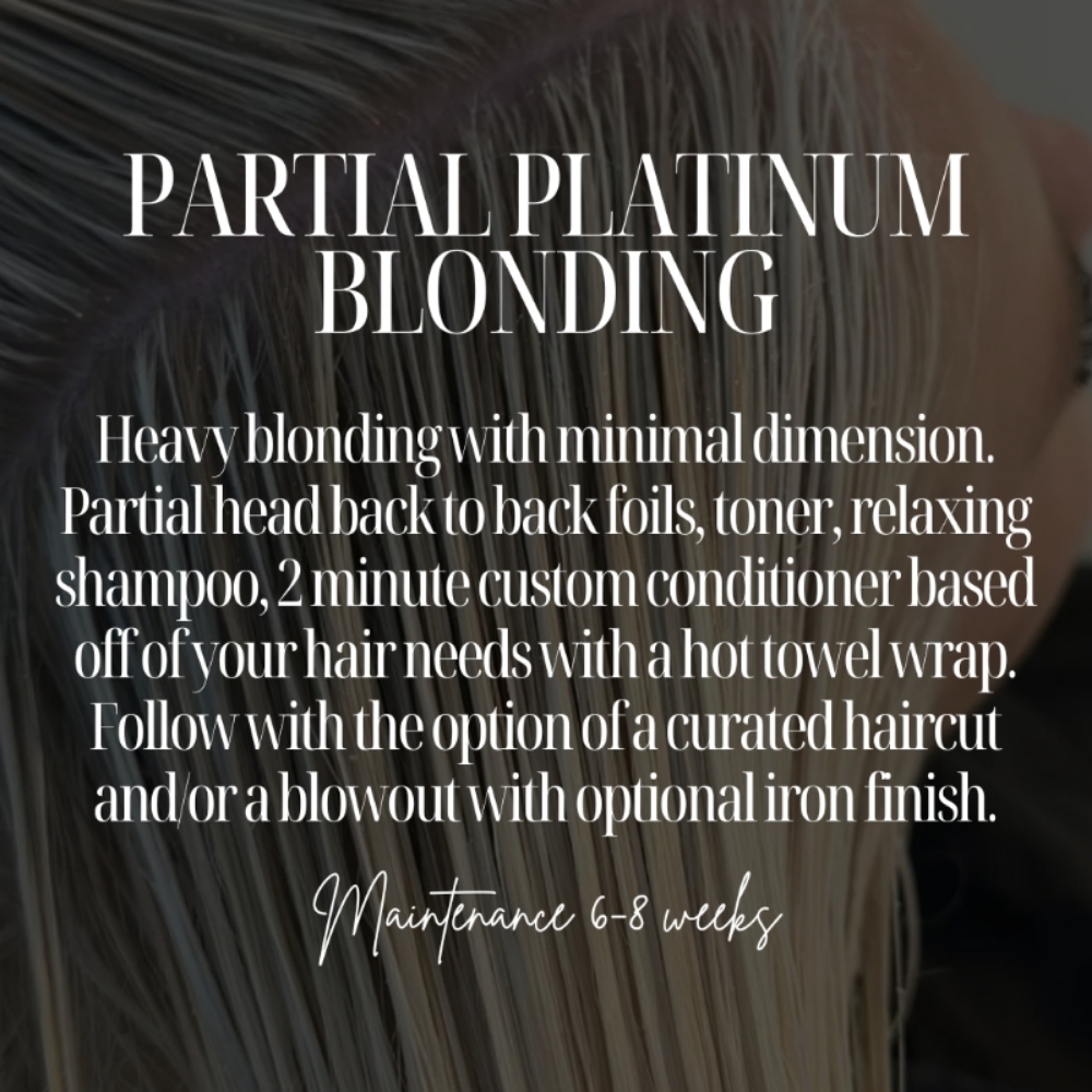 Partial Platinum Blonding