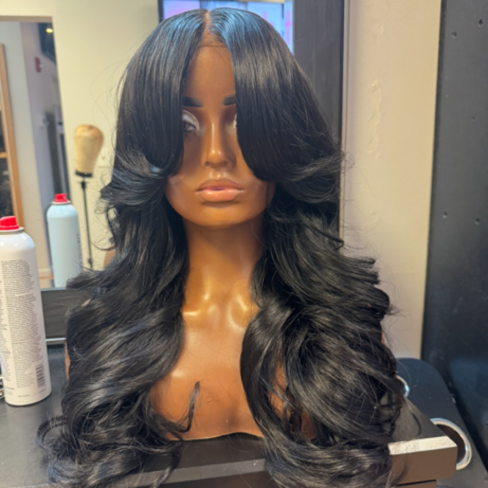 Long Wig Maintenance at SNOW STYLES Salon in Amherst, NY