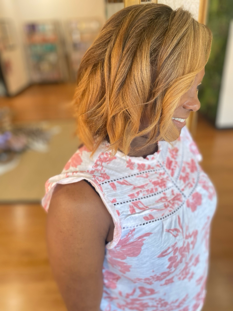 Silk Press and Cut at The Curl Pin in Alexandria, VA