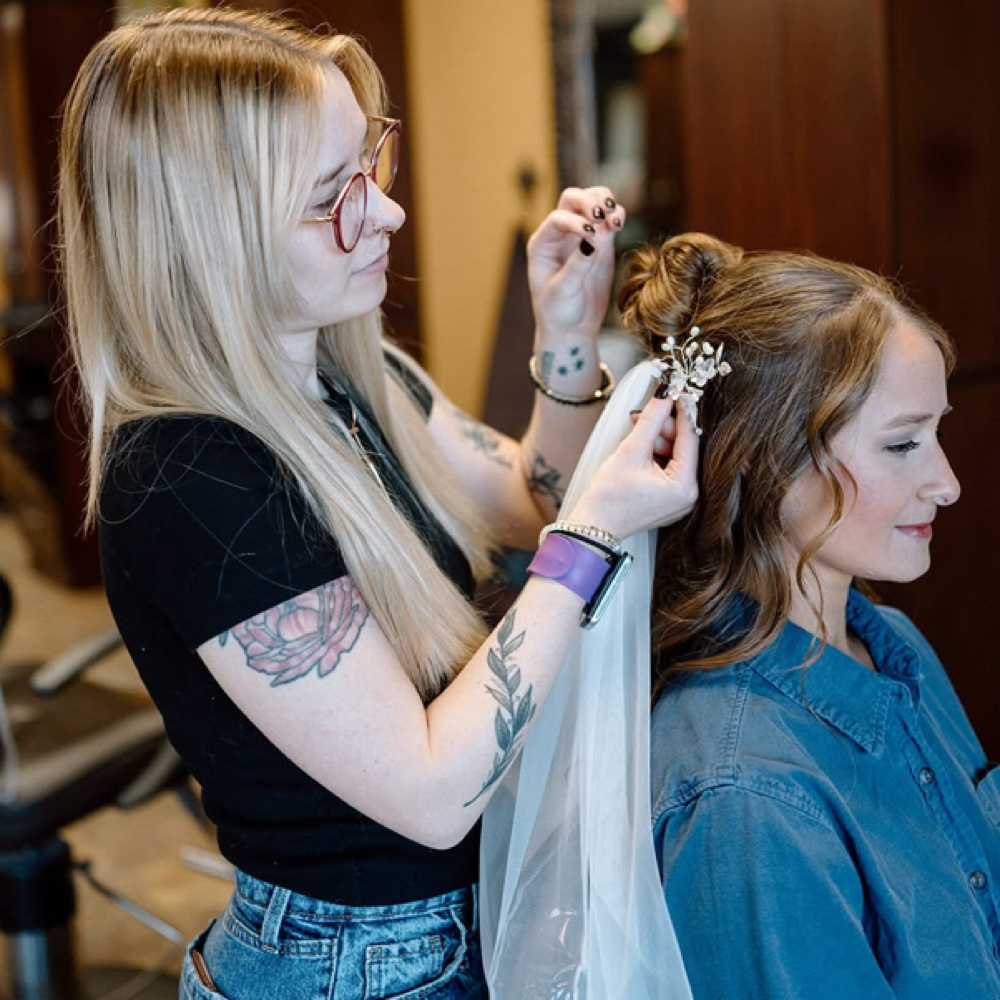 Updo at Lil Shop Of Hairdos in Muncie, IN
