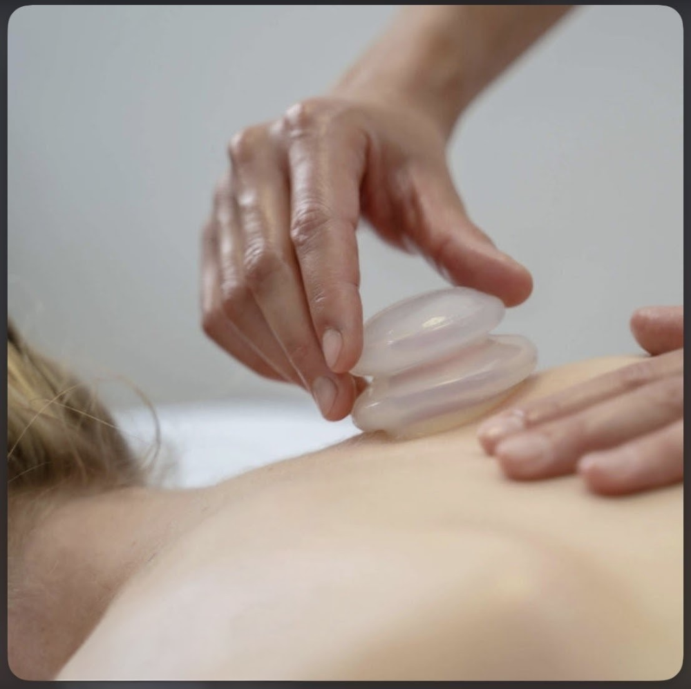 60-min massage with cupping add-on