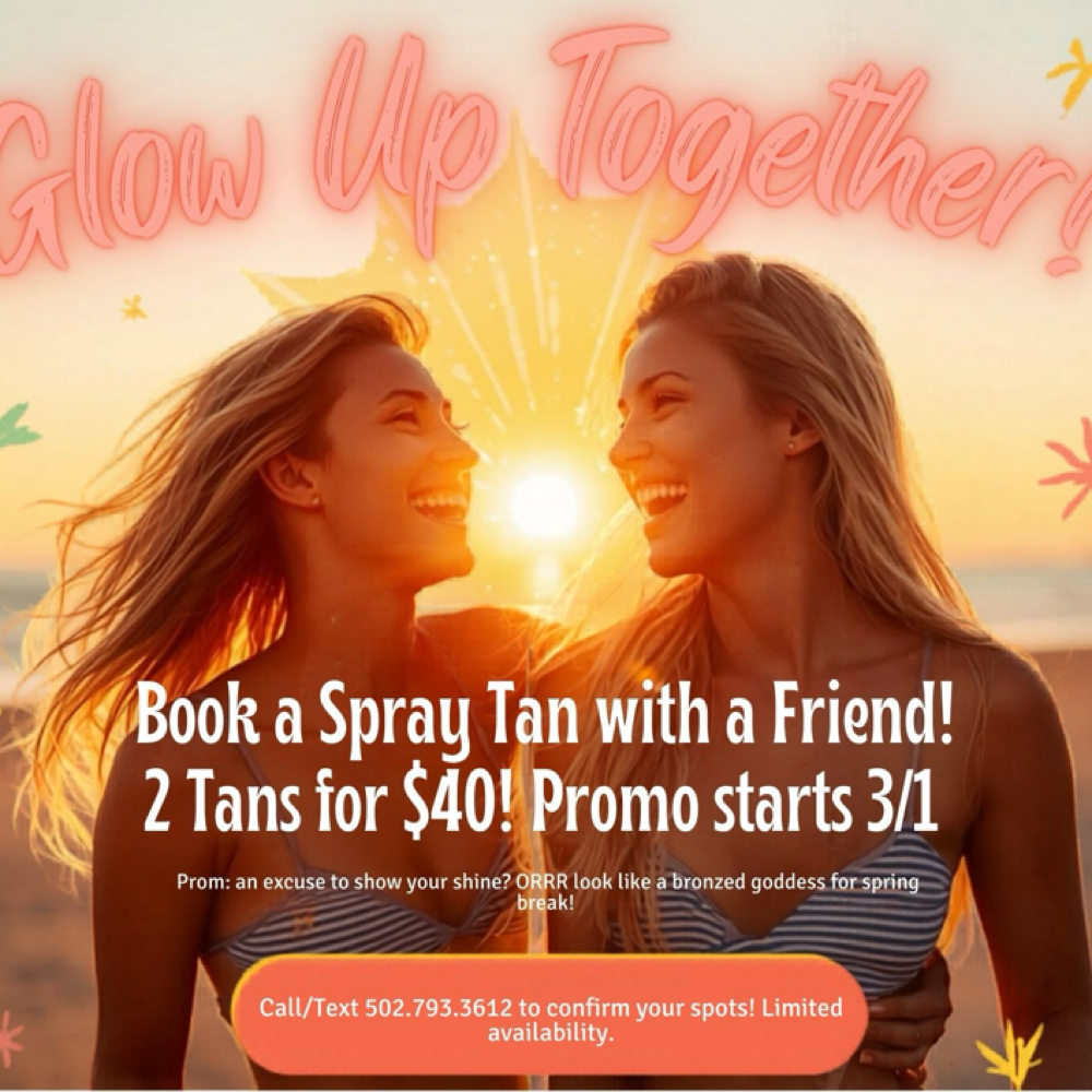 March Spray Tan Special at Gloss Salon and Spa in Louisville, KY