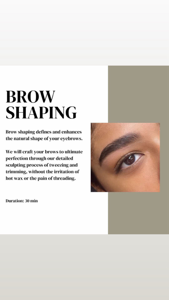 Brow Shaping