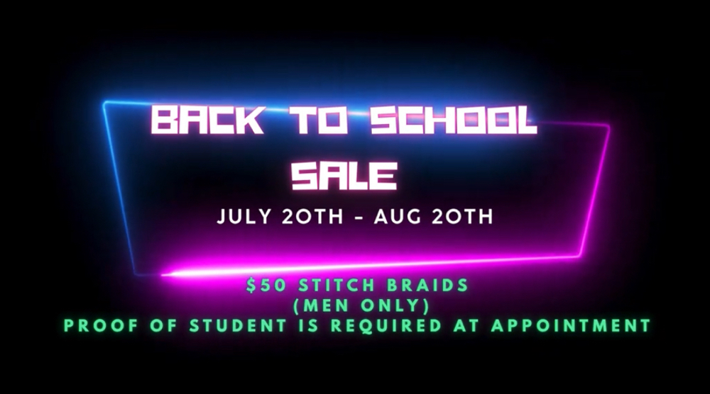 STITCH BRAIDS SPECIAL (BOYS ONLY‼️)