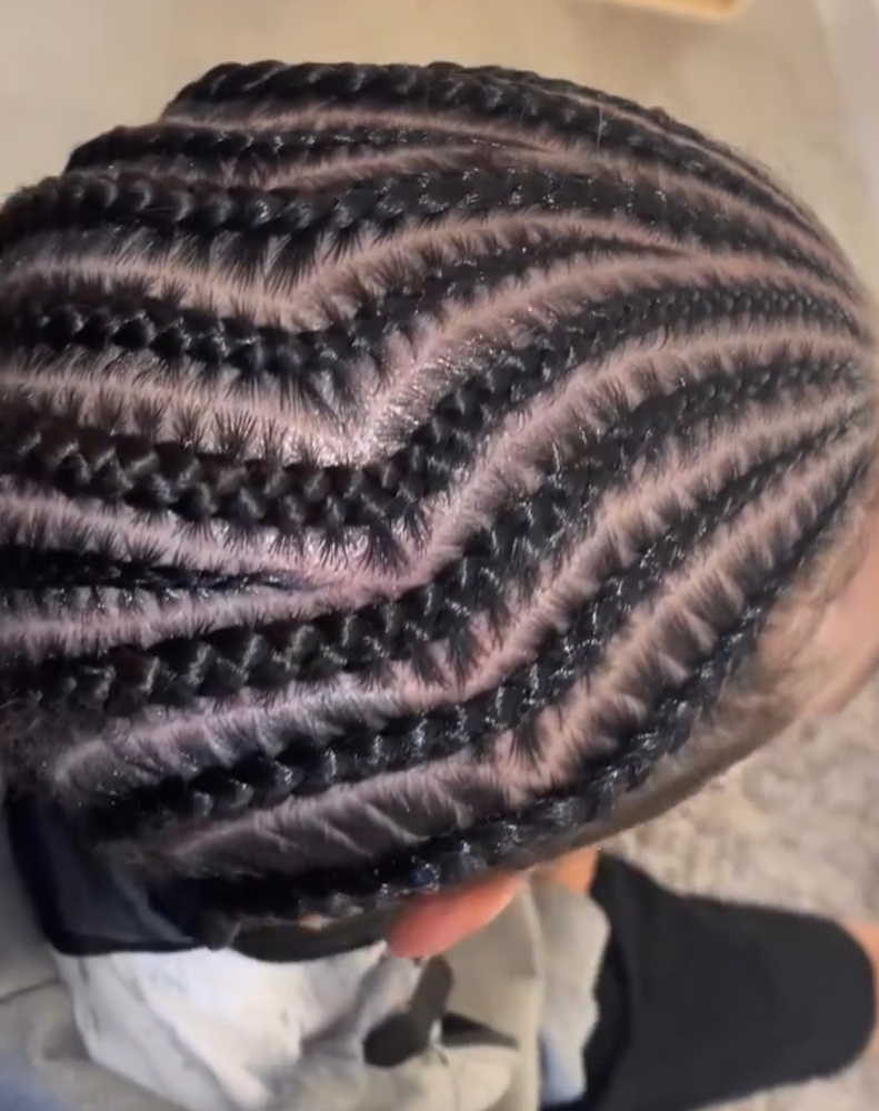 12 Braids (no hair added)