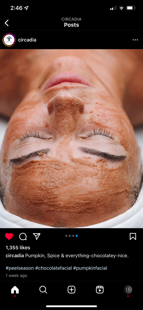 Spiced Pumpkin Mocha Facial✨ 🎃🍫