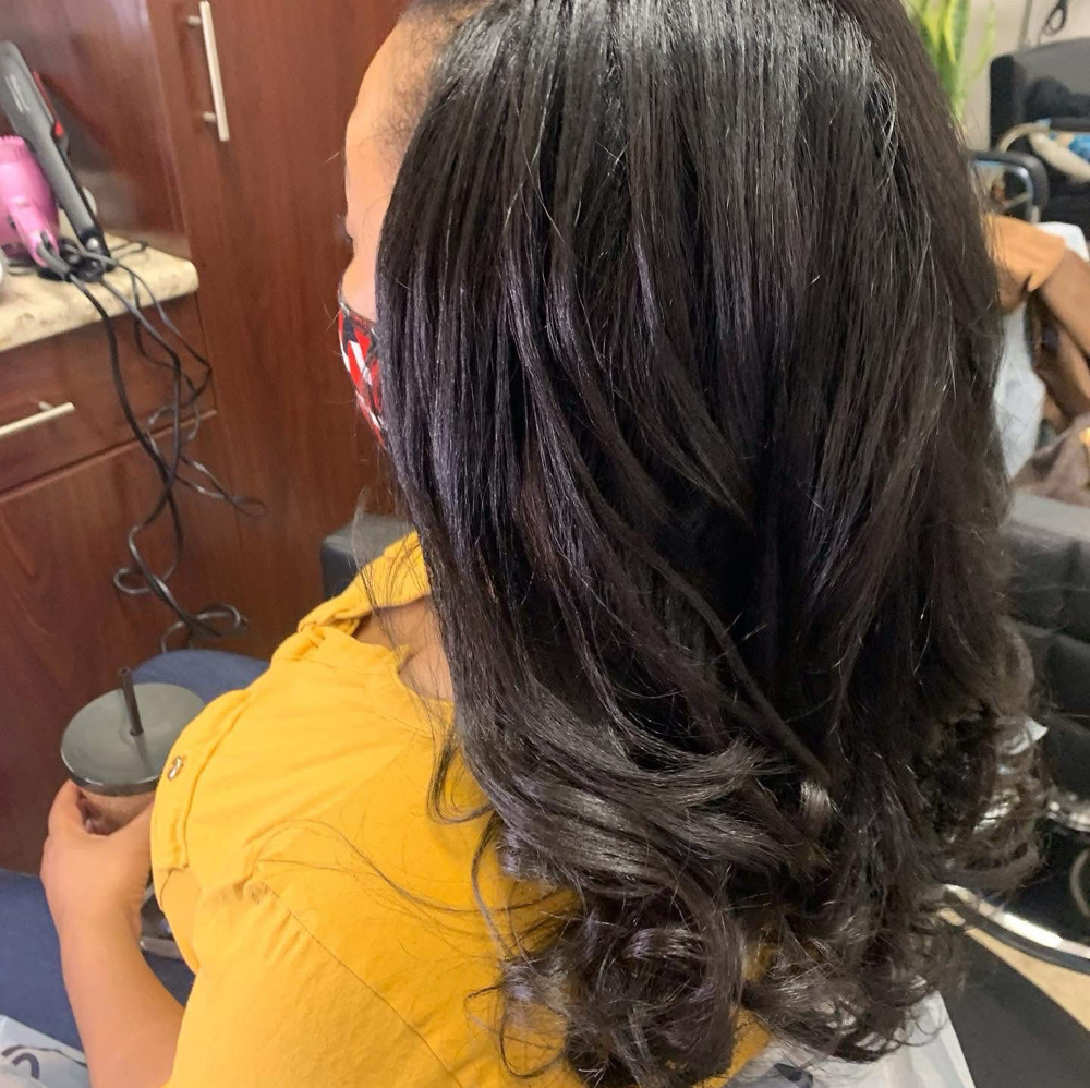 Sik Press at Crown salon NC in Concord, NC