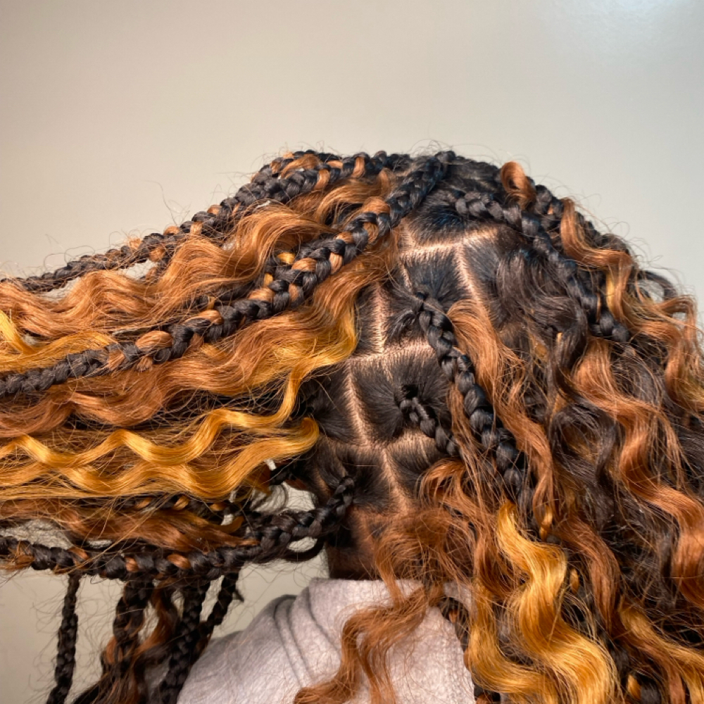 Medium Knotless Braids at Vaehdoeshair in Reading, PA