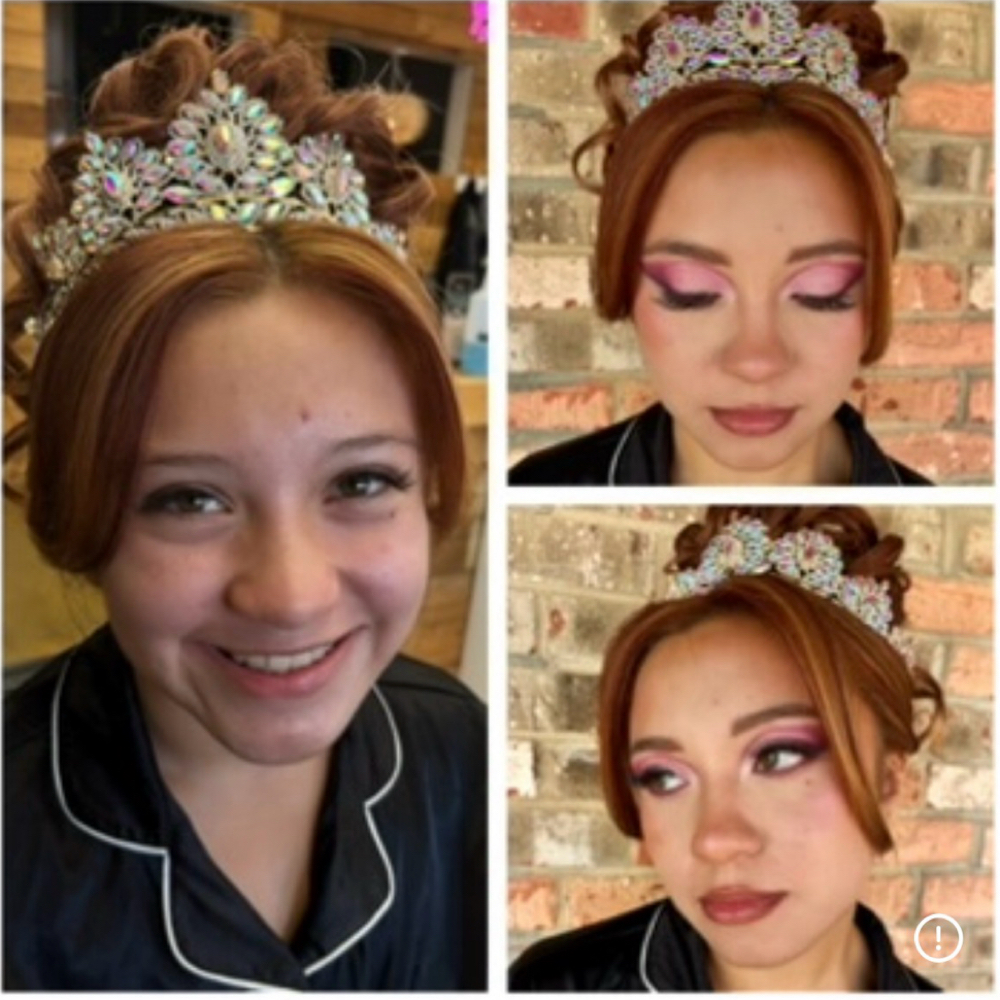 Hair & Makeup service at Grace Sieck in Lubbock, TX