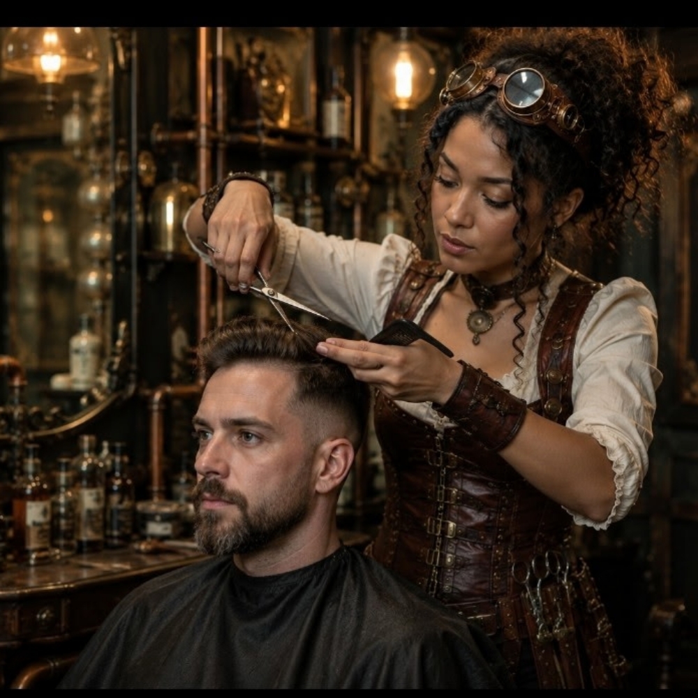 Top Shelf Package at The Copper Fox Barbershop in Weatherford, TX