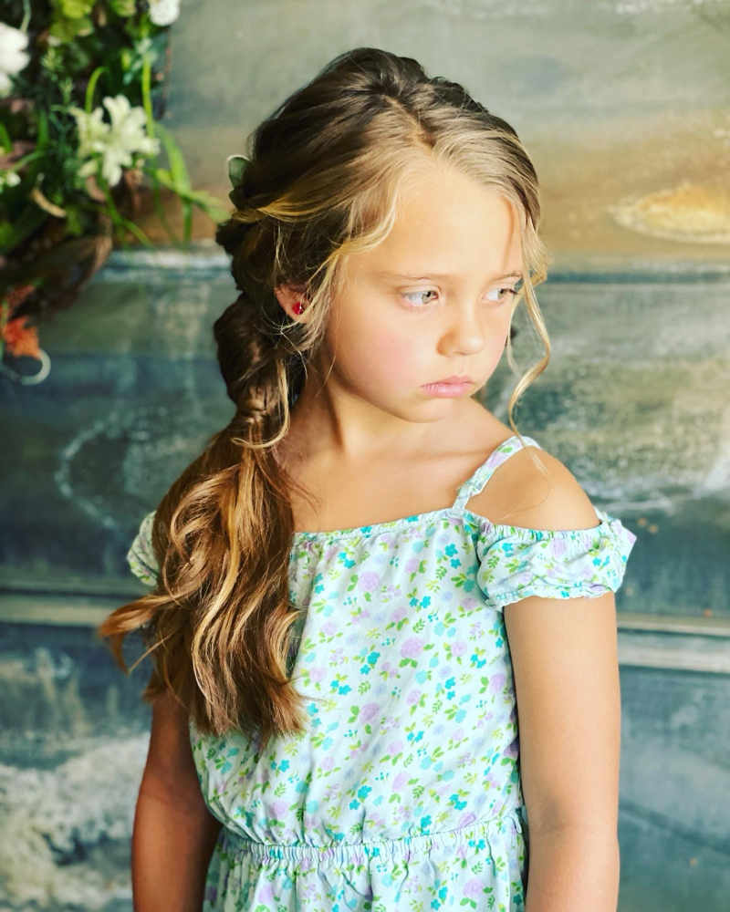 Flower Girl Hair + Makeup at House of the Valkyrie in London, OH