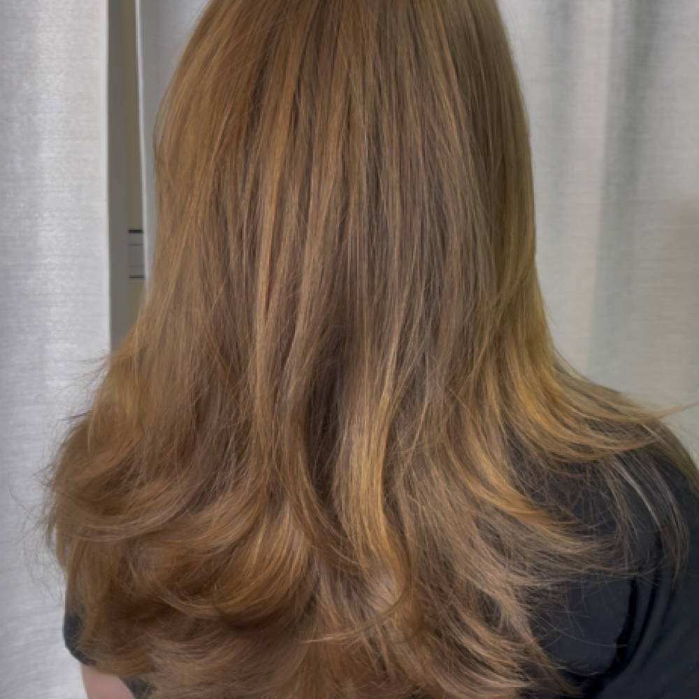Long Women’s Haircut With Blowout at Shear magic by Jo in Wilmington, NC