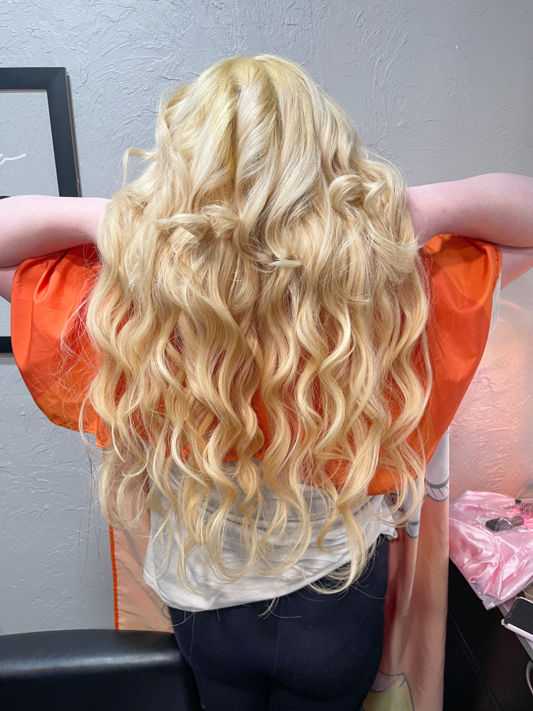 Hair Extension Consultation at The Beauty Lounge in Guthrie, OK