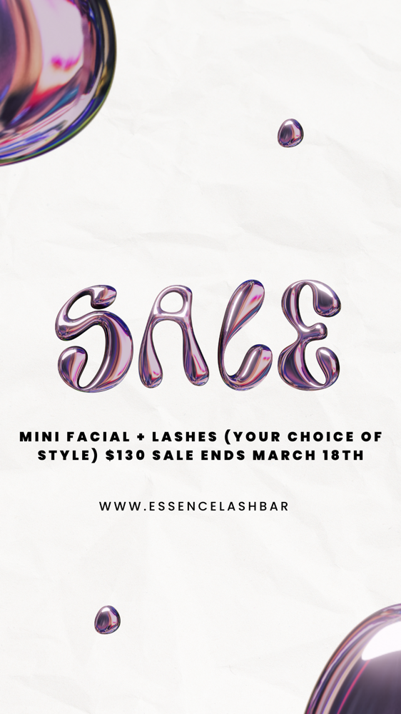 Mini Facial + Lashes (your choice)