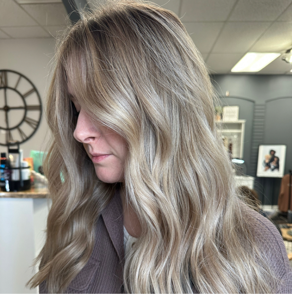 Shampoo Blowout/style - Extensions at The Devoted Blonde Co in Chesterfield, VA