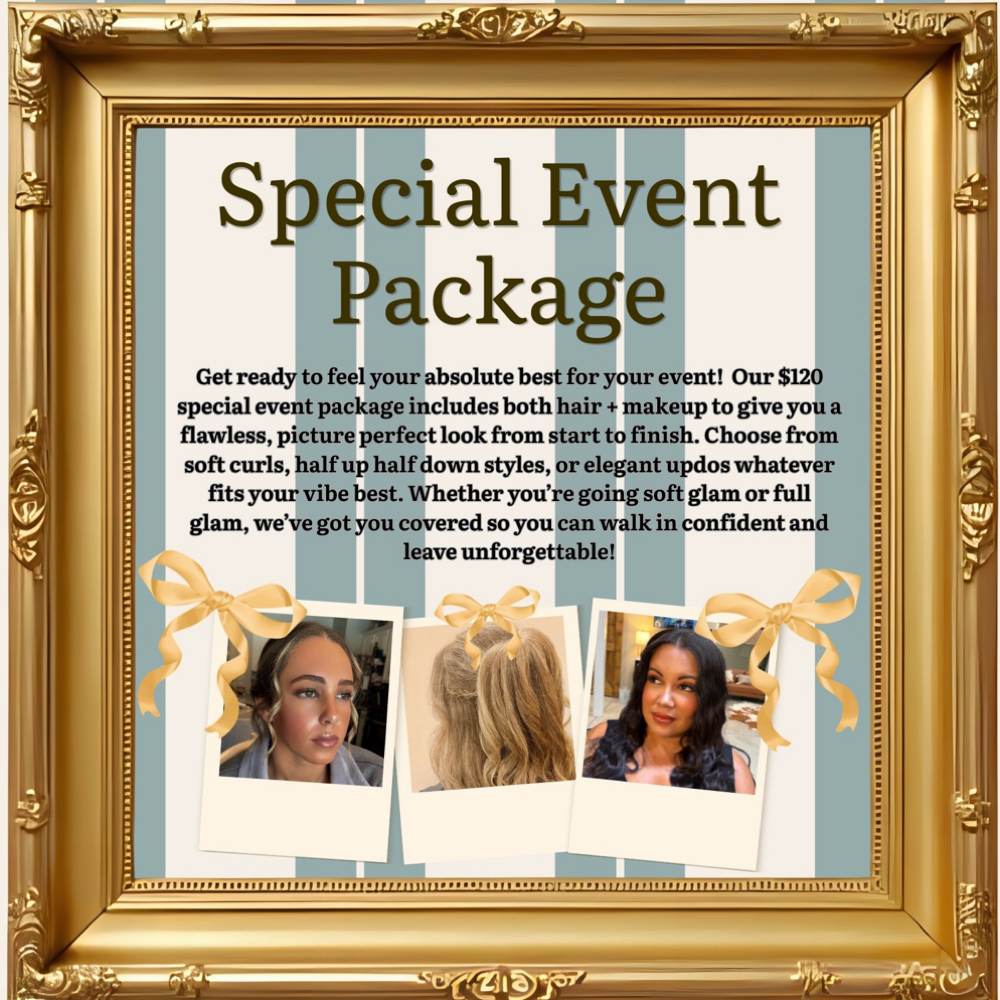Special Event Package at The Haven Beauty Co. in McDonough, GA