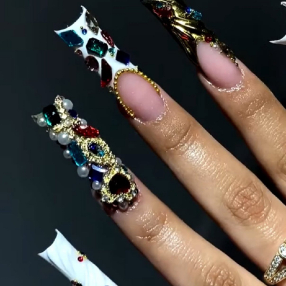Tier 3 Full Set (It Girl) at PressedBeautyNails in Girard, OH
