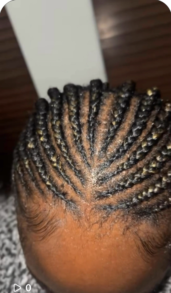 (Small)Feed-In w/KnotlessBraids