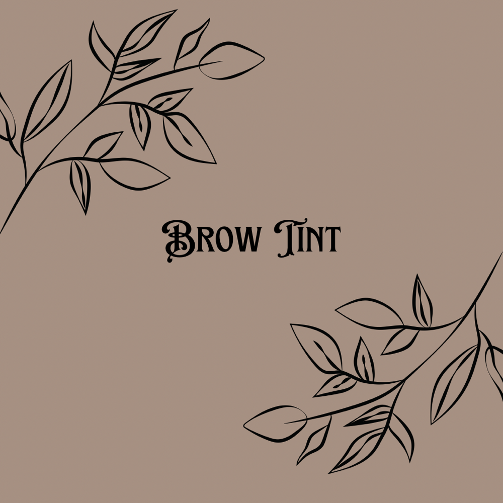 Brow Tinting