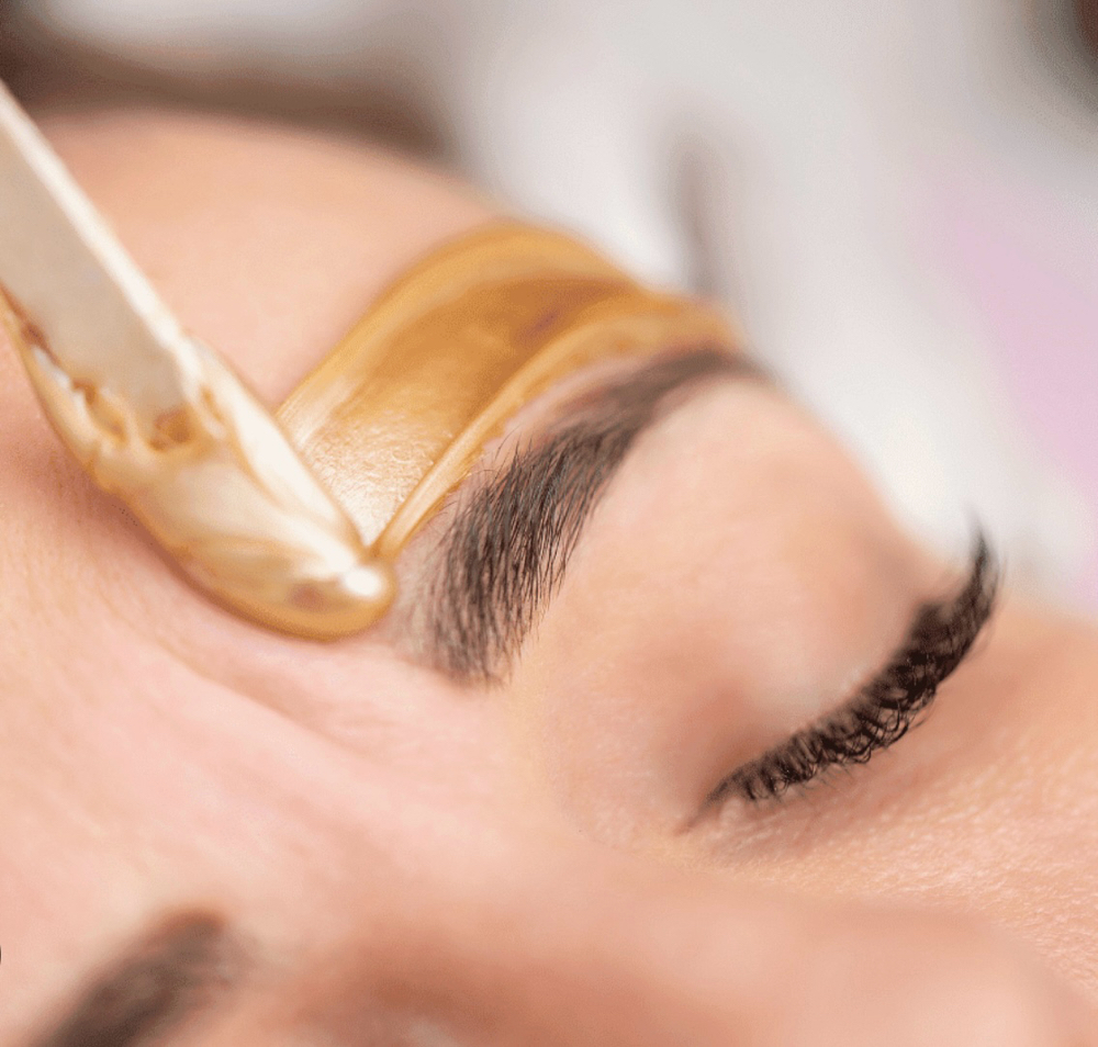 Eyebrow waxing