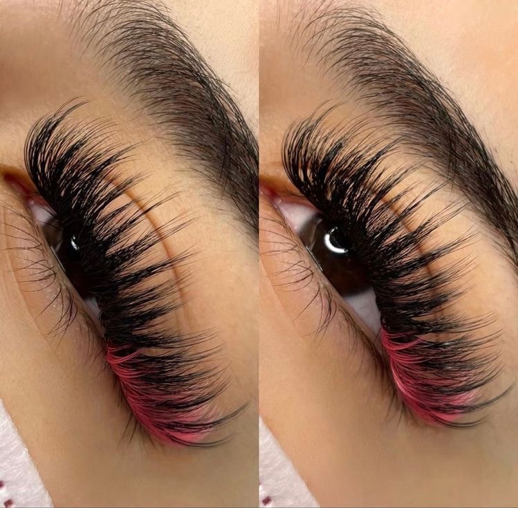 Colored lashes