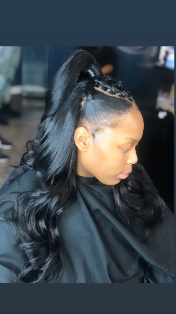Half Up Half Down Quickweave