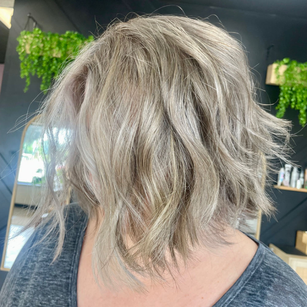 Partial Highlight at Lauren Melchior Hair in Lambertville, MI