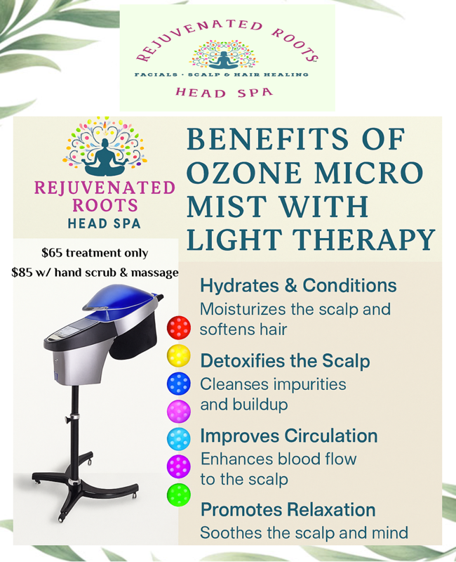 Ozone Micro mist & Scalp Treatments