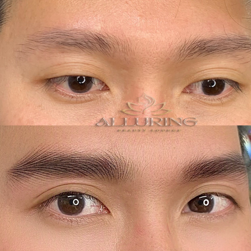 Men Brow (Micro-hairstrokes) at Alluring Beauty Lounge in Cary, NC