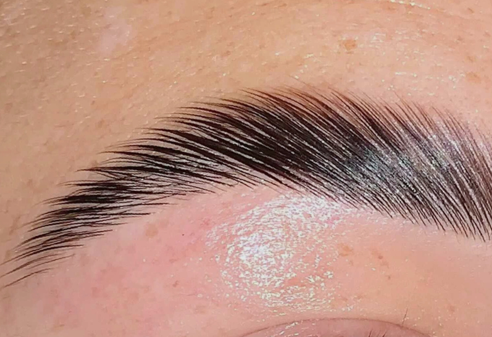 Brow Lamination and Tint