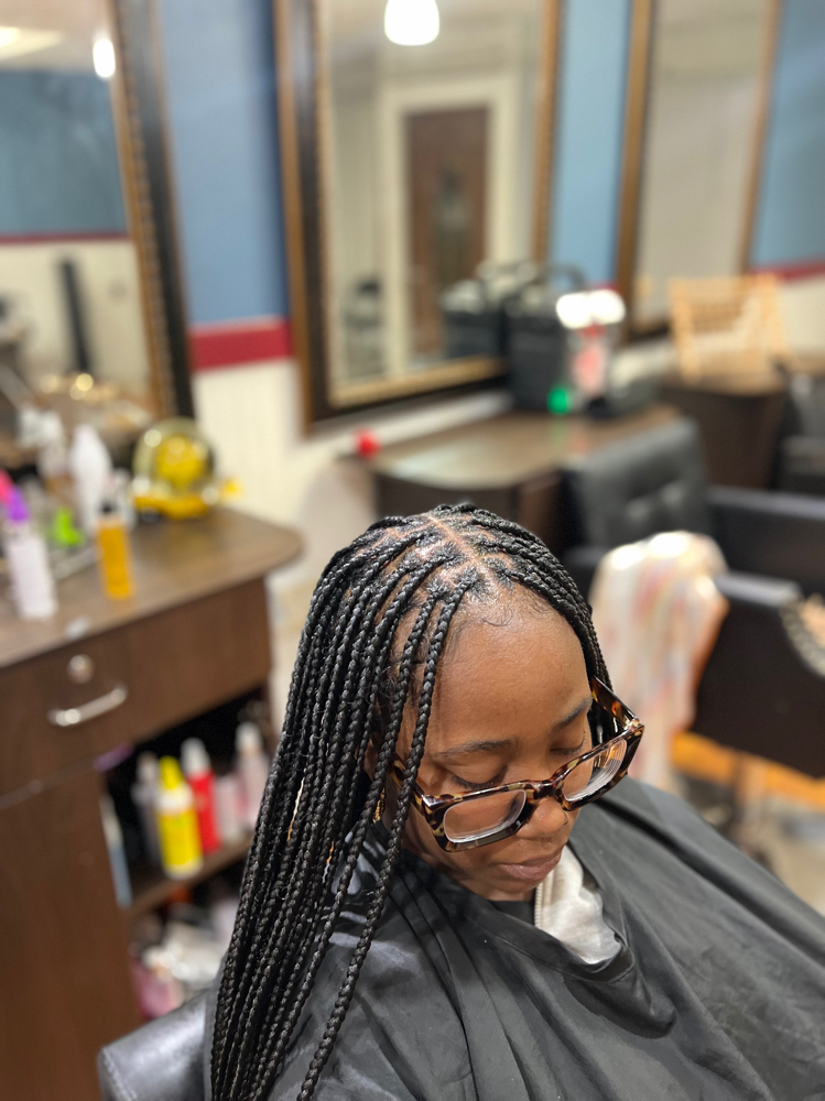 Small Knotless Braids